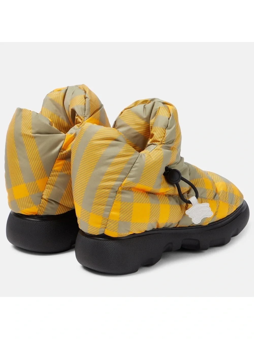 Burberry Check Pillow Padded Snow Boots, Size 40, NEW in Box with DustBag